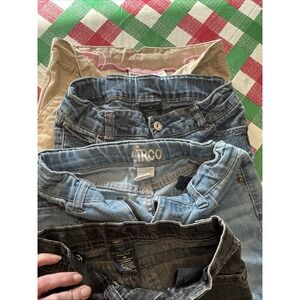 6r 6x Girls Pants Lot 4 Pair Faded Glory Circo Arrow